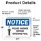 Signmission Please Shower Before Entering Pool, 24 in W x Rectangle, Vinyl Decal OS-2PACK-NS-D-1824-L-16358 - alternate 2